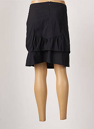Jupe courte coupe droite noir CARLA MODAL femme