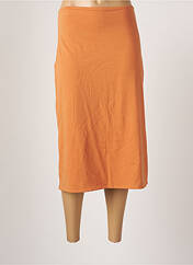 Jupe mi-longue orange LAUREN VIDAL pour femme seconde vue