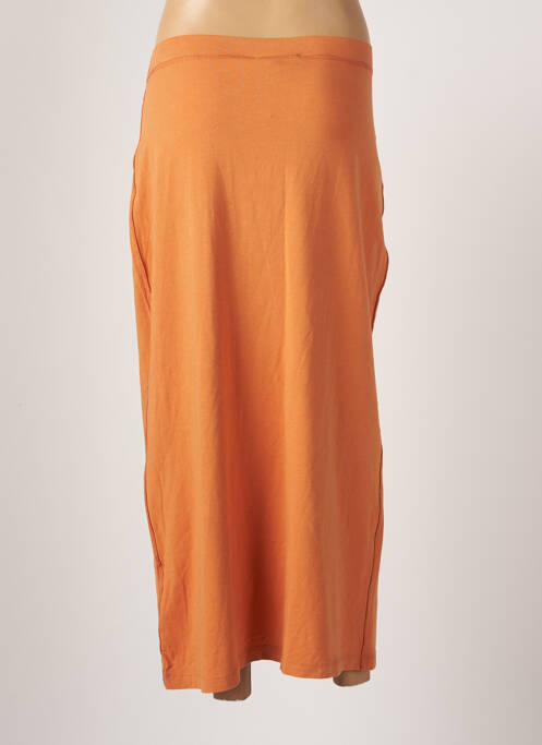 Jupe longue orange LAUREN VIDAL pour femme