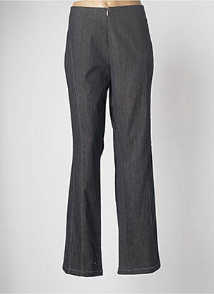 Pantalon droit stretch taille normale noir GUY DUBOUIS femme