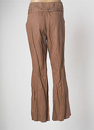 Pantalon droit taille normale taille normale marron GUY DUBOUIS femme