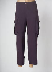Pantalon 7/8 violet LAUREN VIDAL pour femme seconde vue
