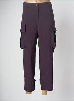 Pantalon 7/8 violet LAUREN VIDAL pour femme