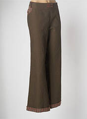 Pantalon droit vert GUY DUBOUIS pour femme seconde vue