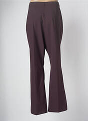 Pantalon droit violet GUY DUBOUIS pour femme seconde vue