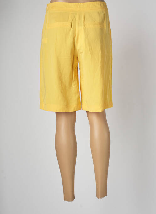 Bermuda taille haute taille haute jaune BREAL femme
