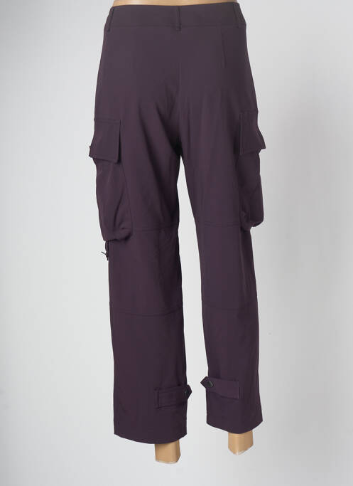 Pantalon 7/8 violet LAUREN VIDAL pour femme