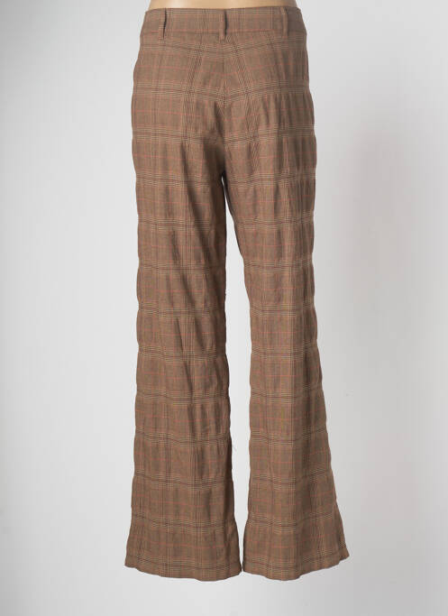 Pantalon droit marron GUY DUBOUIS pour femme