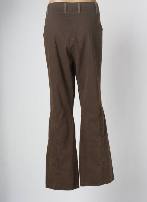Pantalon droit marron GUY DUBOUIS pour femme