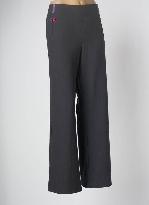 Pantalon droit noir GUY DUBOUIS pour femme
