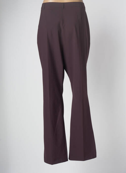 Pantalon droit violet GUY DUBOUIS femme