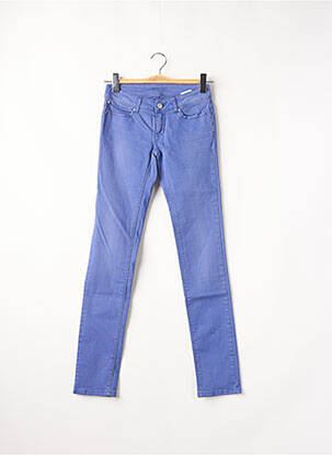 Jeans coupe slim broderie rivets taille normale violet BONOBO JEANS femme