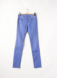 Jeans coupe slim broderie rivets taille normale violet BONOBO JEANS femme