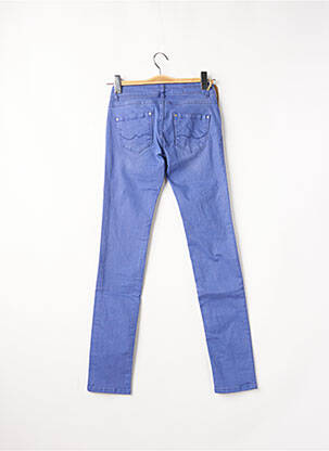 Jeans coupe slim broderie rivets taille normale violet BONOBO JEANS femme