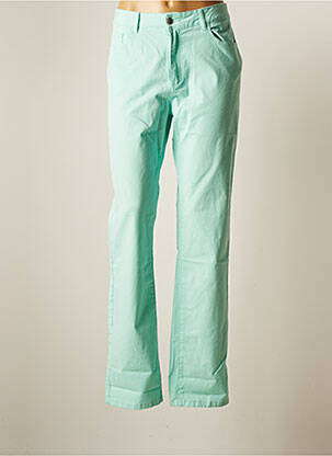 Pantalon droit vert SCOTTAGE pour femme