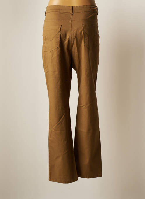 Pantalon droit marron SCOTTAGE pour femme
