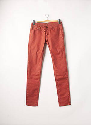 Pantalon slim stretch taille normale orange BONOBO JEANS femme