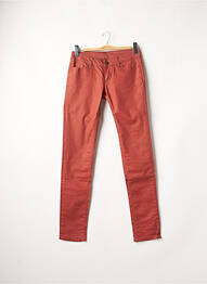 Pantalon slim broderie rivets taille normale orange BONOBO JEANS femme