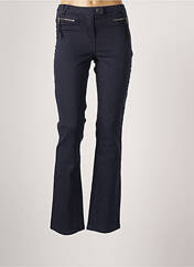 Pantalon droit bleu BREAL pour femme seconde vue