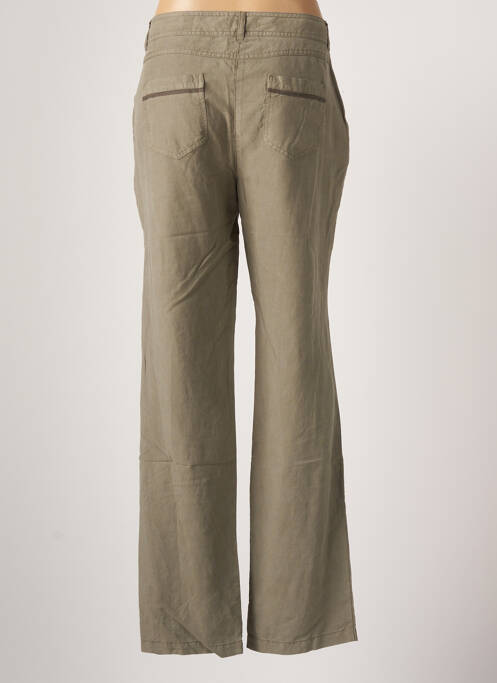 Pantalon droit vert SCOTTAGE pour femme