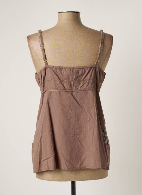 Top marron CACHE CACHE pour femme