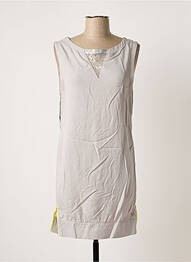 Robe mi-longue sans manche sans manche gris BONOBO JEANS femme