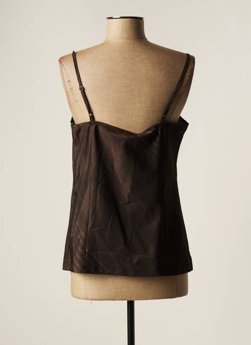 Top marron LAUREN VIDAL pour femme