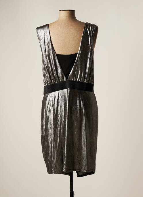 Robe courte gris BREAL pour femme