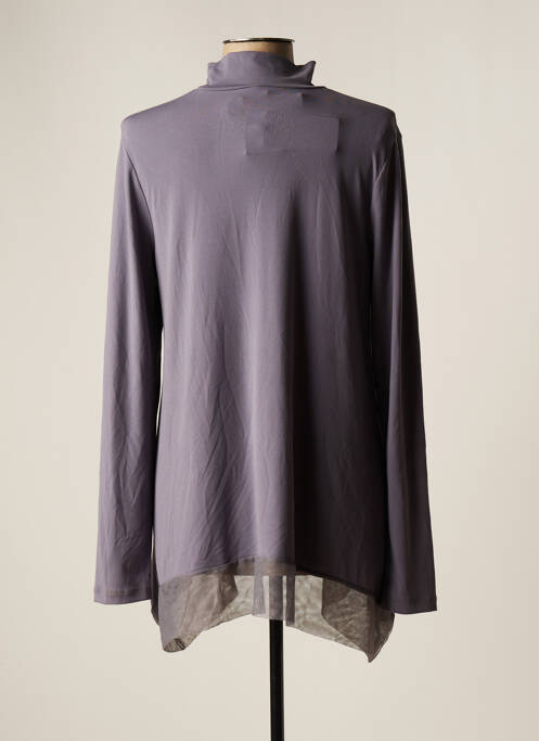 Tunique manches longues gris LAUREN VIDAL pour femme