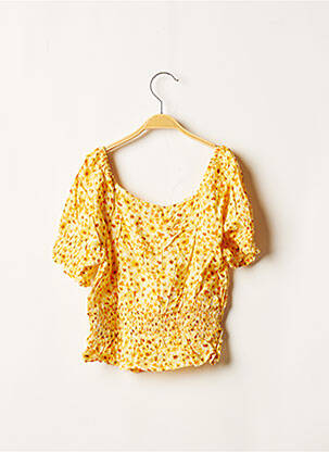 Top manches courtes manches courtes jaune TIFFOSI fille