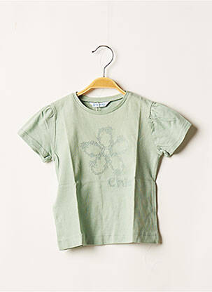 T-shirt vert MAYORAL pour fille
