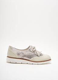 Mocassins bout rond talon plat jusqu'à 3cm gris ELUE PAR NOUS femme