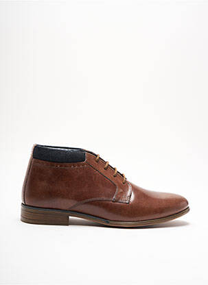 Chaussure marron on sale homme pas cher