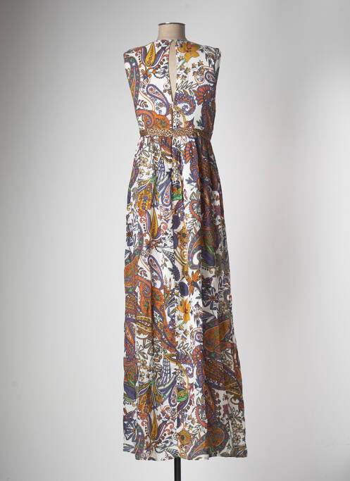 Robe longue marron CRISTINA GAVIOLI femme