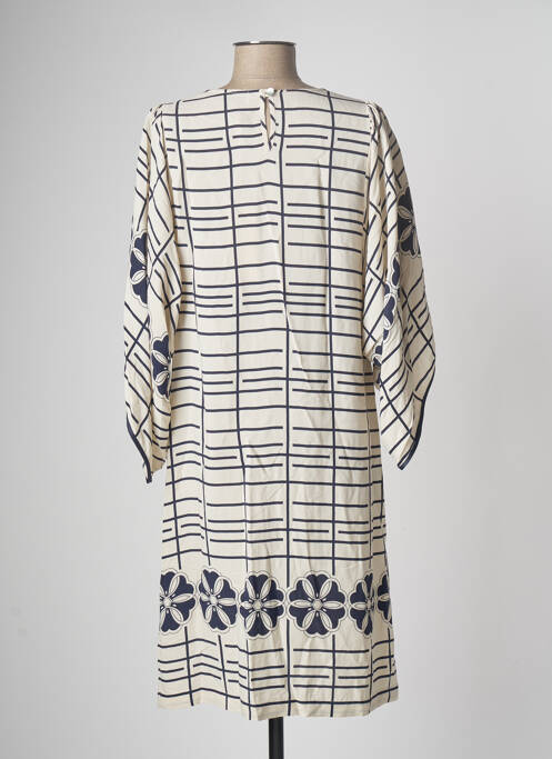 Robe mi-longue beige CRISTINA GAVIOLI pour femme