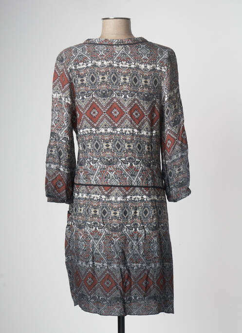 Robe mi-longue gris ET COMPAGNIE pour femme