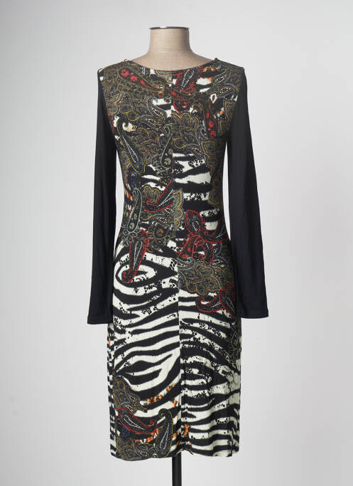 Robe mi-longue noir VICCIO BARCELONA pour femme