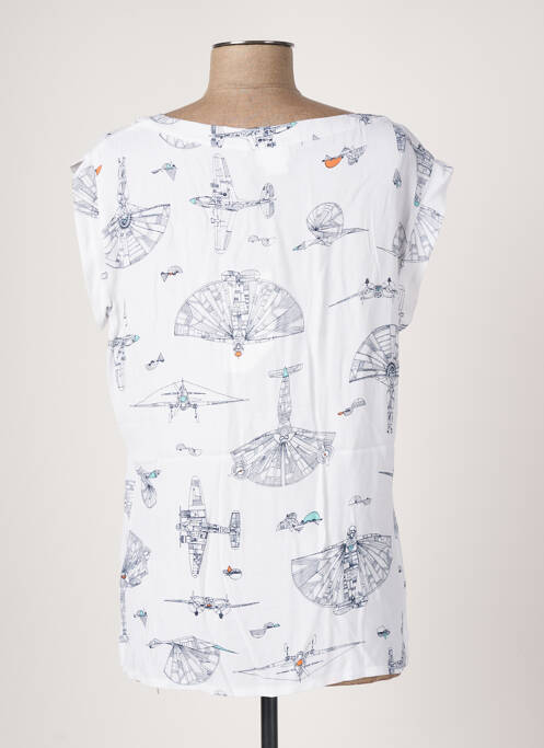 Blouse blanc SKFK pour femme