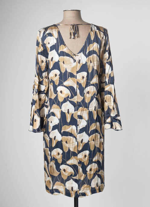 Robe mi-longue bleu CRISTINA GAVIOLI pour femme