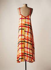 Robe longue orange TRICOT CHIC pour femme seconde vue