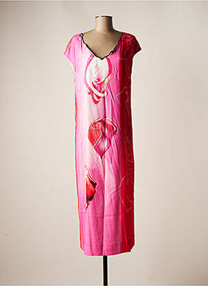 Robe longue rose ELISA CAVALETTI pour femme