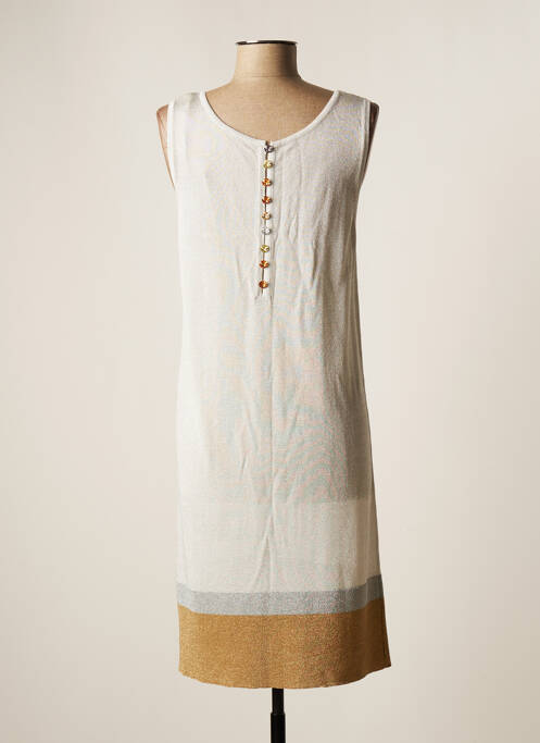 Robe courte gris JEI'S BY LETIZIA DENARO pour femme