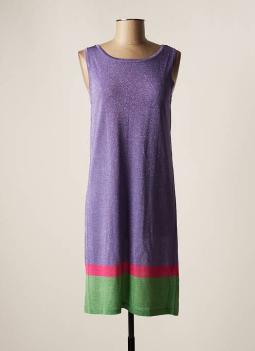 Robe courte violet JEI'S BY LETIZIA DENARO pour femme