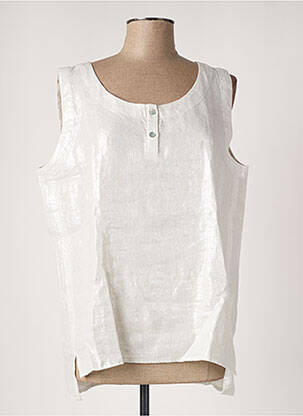 Top sans manche sans manche gris KOKOMARINA femme