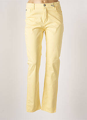 Pantalon droit jaune IMPAQT pour femme