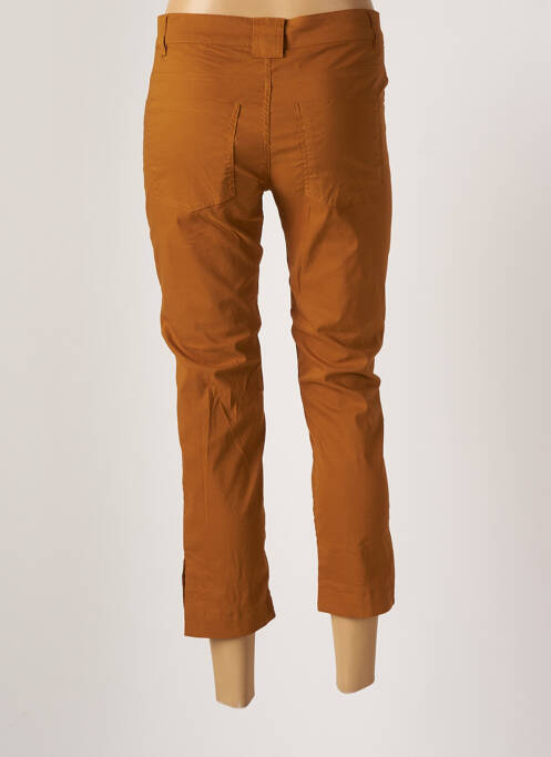 Pantalon 7/8 marron DOLCEZZA pour femme