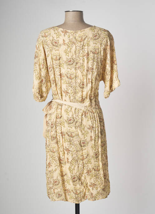 Robe mi-longue beige YAYA pour femme