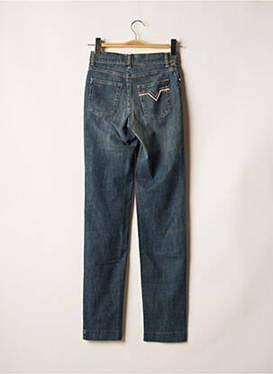 Jeans coupe droite taille haute taille haute bleu DISMERO femme