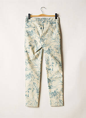 Pantalon chino tissage popeline taille normale beige YAYA femme