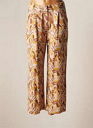 Pantalon 7/8 rose INDI & COLD pour femme